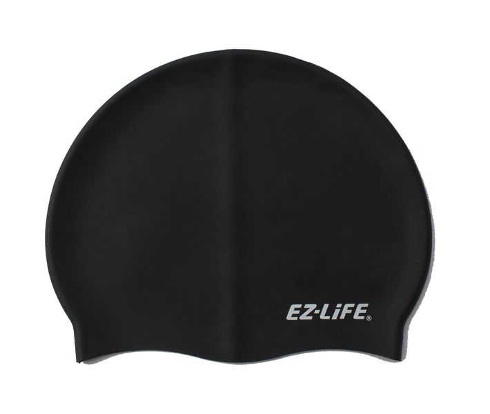 Senior Silicone Swim Cap - Black