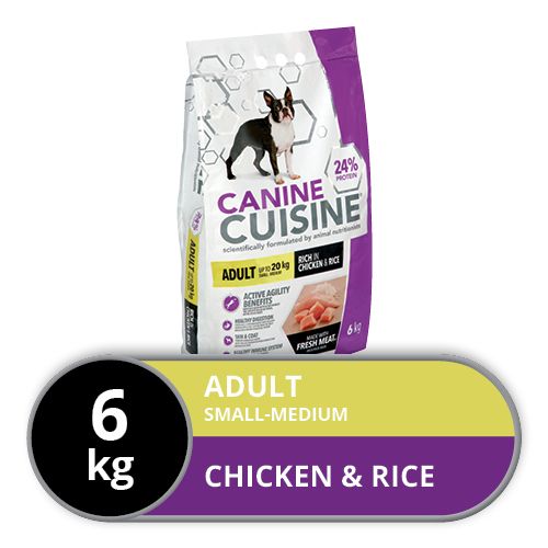 Canine Cuisine - Chicken &amp; Rice - Adult - 6kg
