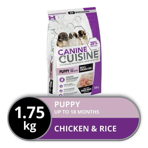 Canine Cuisine - Chicken &amp; Rice - Puppy - 1.75kg