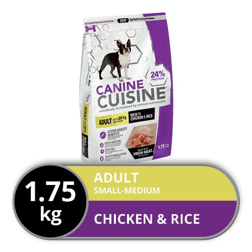 Canine Cuisine - Chicken &amp; Rice - Adult - 1.75kg
