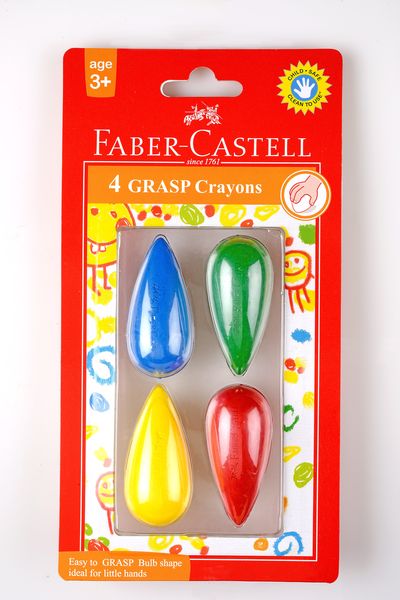 Faber-Castell Grasp Crayons (Blister of 4)