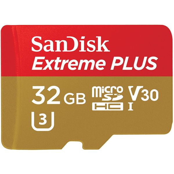 SanDisk 32GB 95 MB/s Extreme Plus Micro UHS-I SDHC C 10