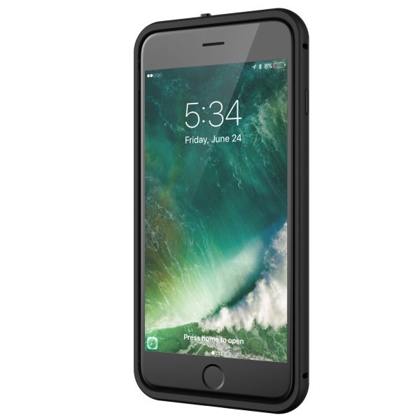 SwitchEasy Glass metal Frame Case for Apple iPhone 7 Plus - Stealth Black