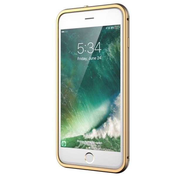 SwitchEasy Glass metal Frame Case for Apple iPhone 7 Plus - Gold