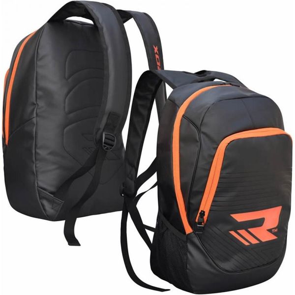 RDX Gym Kit Bag - Black &amp; Orange