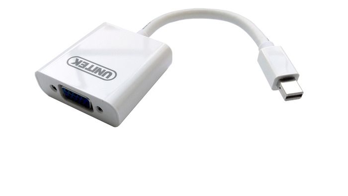 Unitek Mini Displayport to VGA F - White