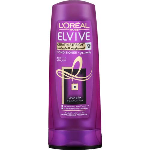 Loreal Paris Elvive Keratin Straight Smoothing Conditioner 400ml