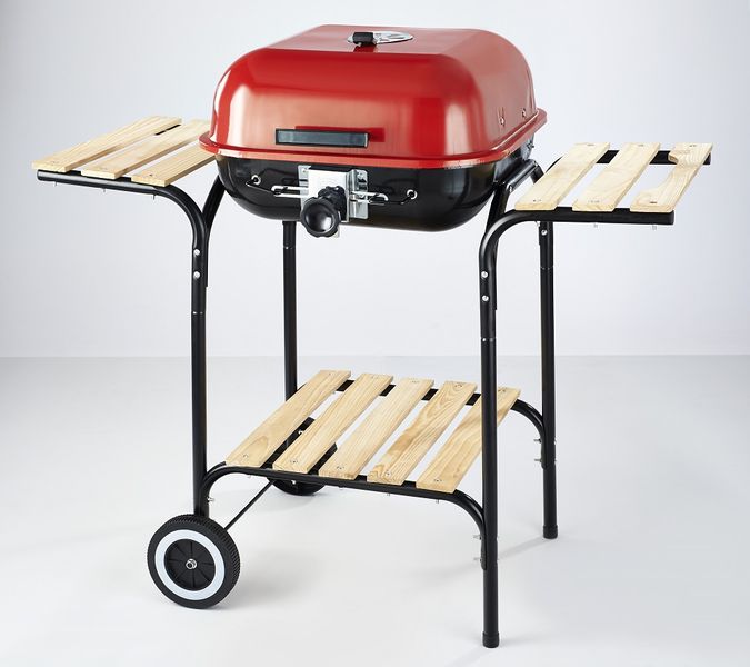 Metalix - Trolley Braai - Red