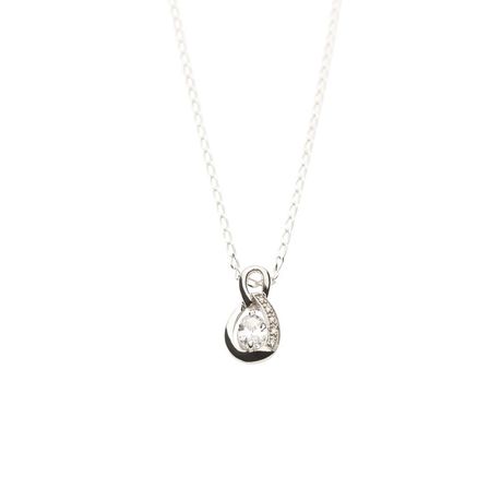 silver infinity pendant necklace