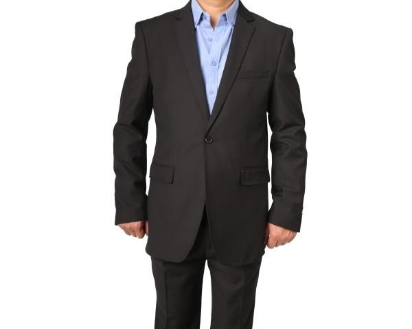 Golden Apple Men's 5 Pocket Suit (One button) - Black