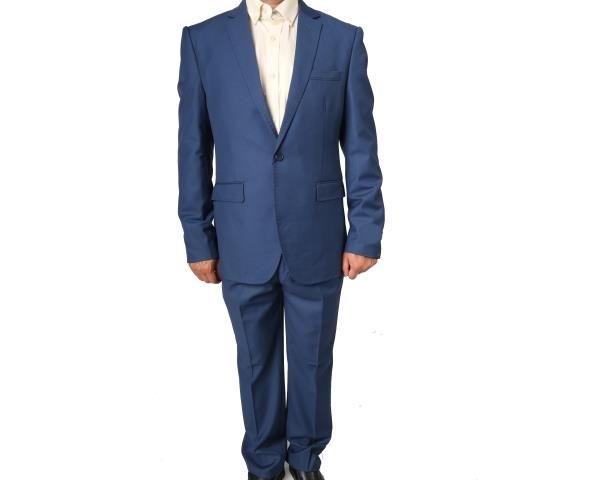Golden Apple Men's 5 Pocket Suit - Aqua