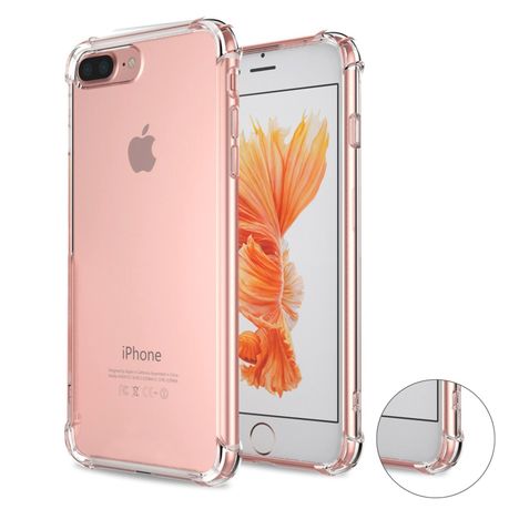 Artistiek paspoort Glad Shockproof TPU Case for iPhone 7 Plus - Clear | Buy Online in South Africa  | takealot.com