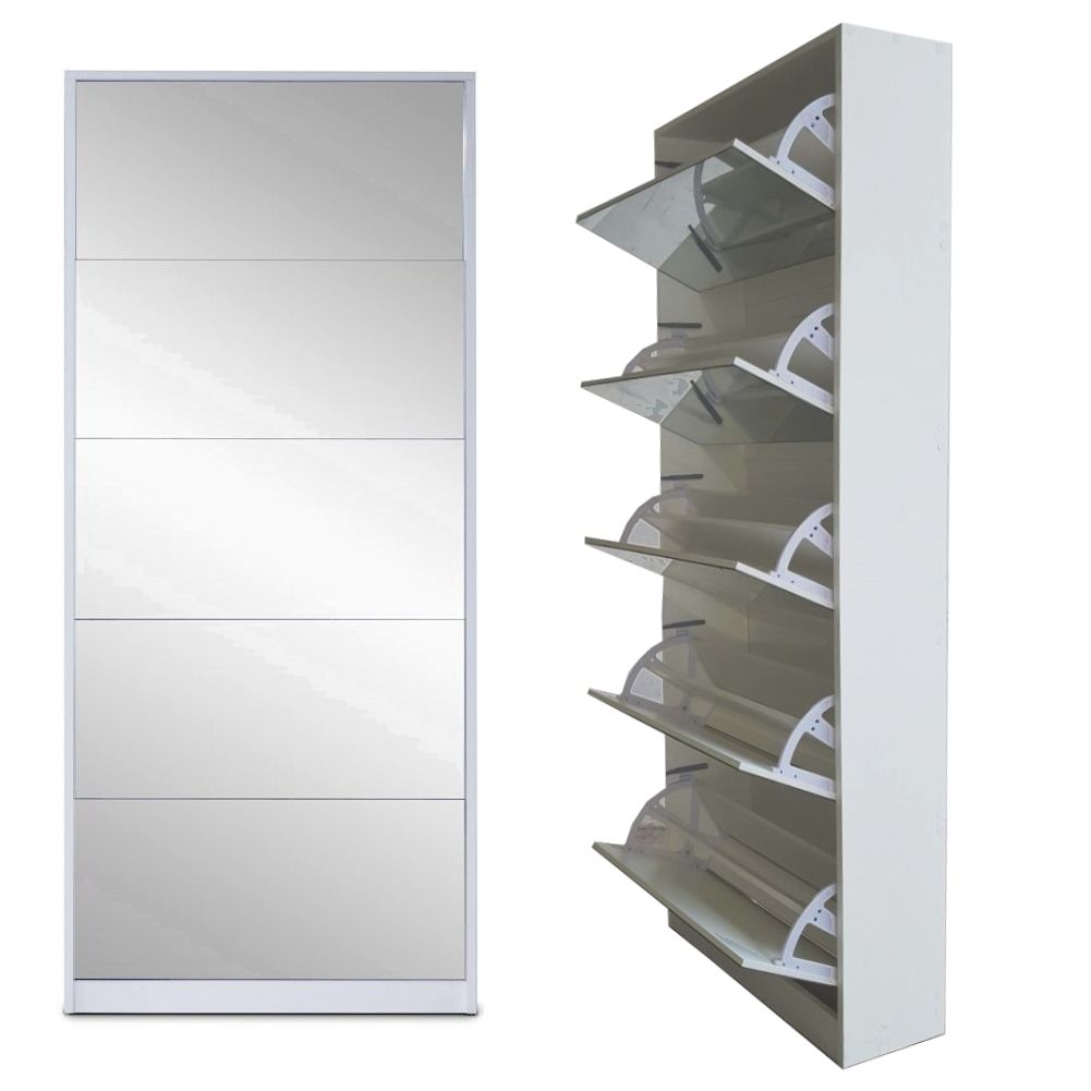 Softy Home 5 Door Mirror Shoe White Buy Online in South