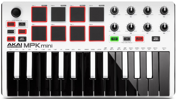 Akai MPK Mini 2 White Controller - Limited Edition