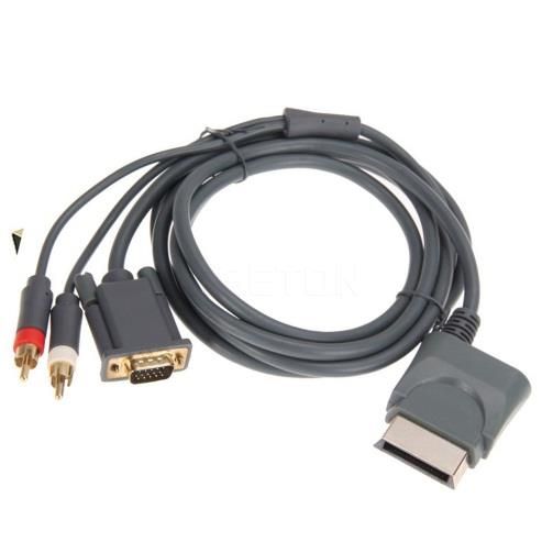Behandeling Radioactief krekel VGA Component Audio Cable Compatible for Xbox 360 HD, VGA, AV Cable & 2RCA  | Buy Online in South Africa | takealot.com