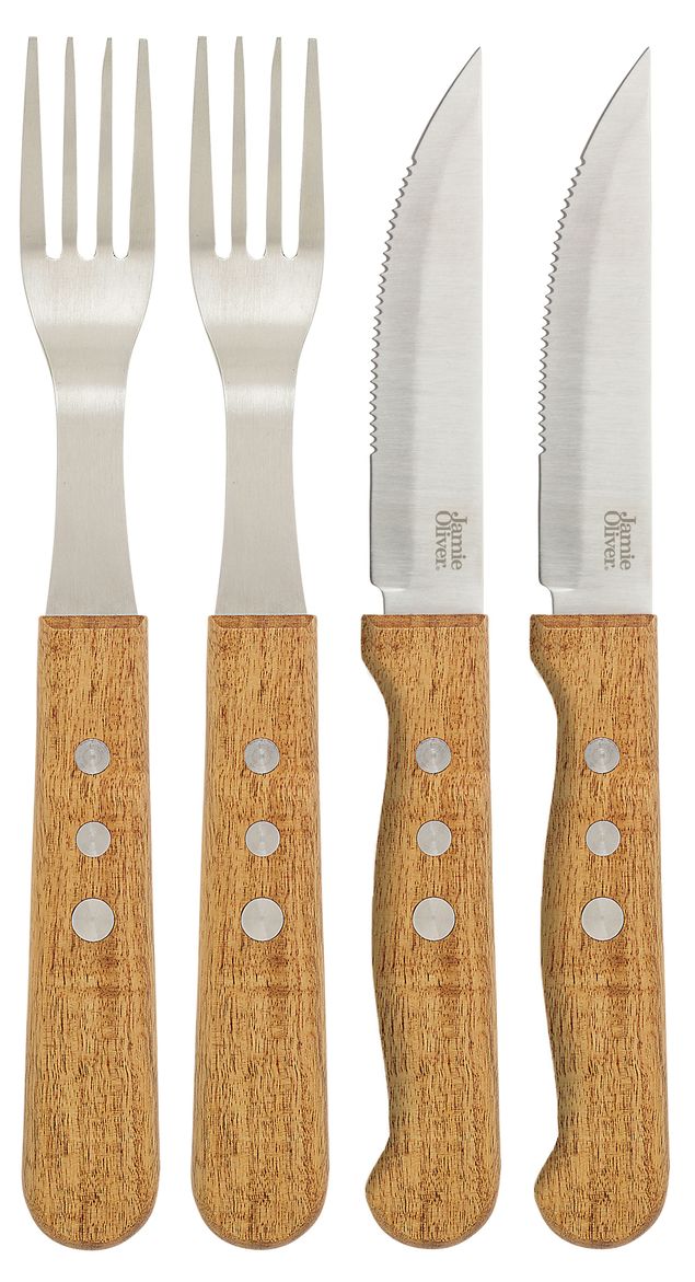 Jamie Oliver Jumbo Steak Knives and Forks Set 