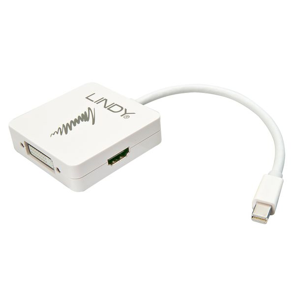 Lindy Mini Displayport To Hdmi 4k, Dvi, Vga(41035)