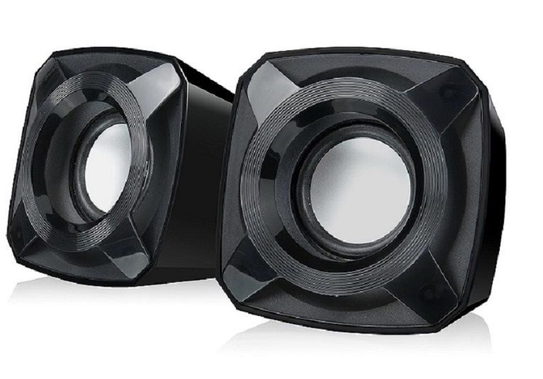Microlab B16 2.0CH 5-Watt USB-Powered Desktop Speaker W/ 3.5mm-Black