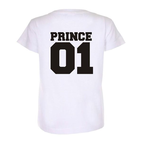 Prince 01 Back print Kids white T-shirt (Size: 11-12 Years)