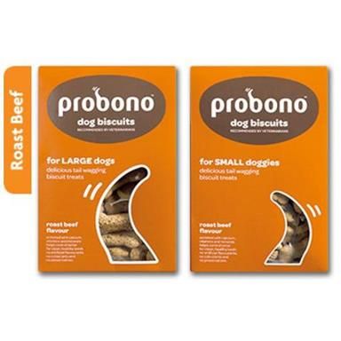Probono Roast Beef Biscuits for Large Dogs