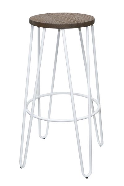 Guiness Bar Stool - White
