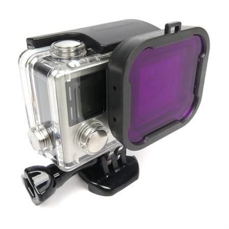 Xtreme Xccessories Magenta Dive Filter for Hero 3+/4