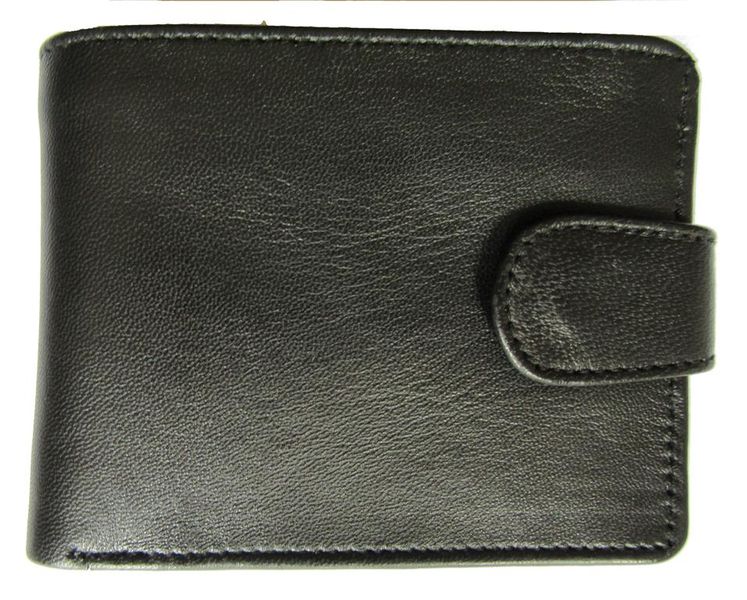 Genuine Leather Bifold Wallet (GW-002 Black)
