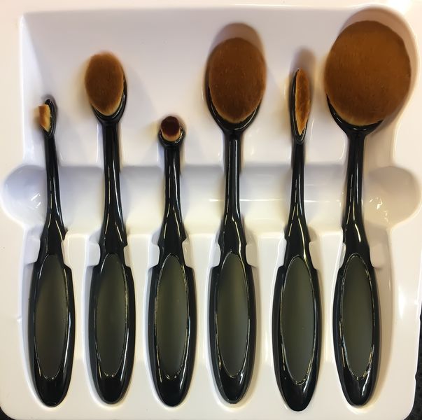 BYS Cosmetics 6 Piece Oval Brush Set