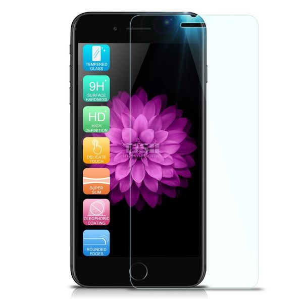 Tempered Glass Screen Protector for Apple iPhone 7 - 3D Curve - Black