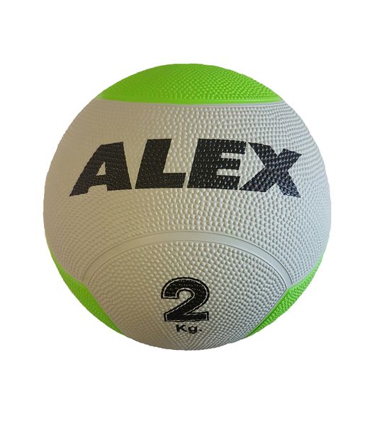 Alex Rubber Medicine Ball - 2kg