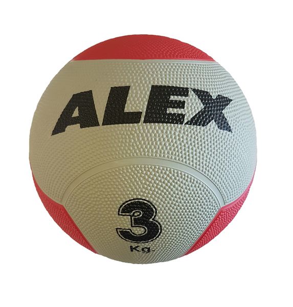 Alex Rubber Medicine Ball - 3kg