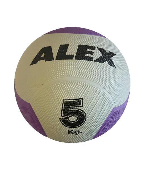 Alex Rubber Medicine Ball - 5kg