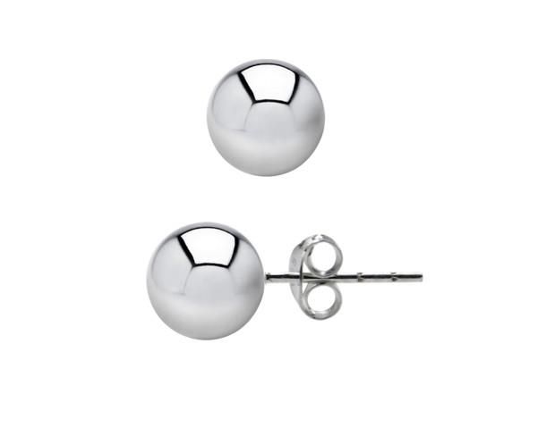 6mm Ball Studs in 925 Sterling Silver