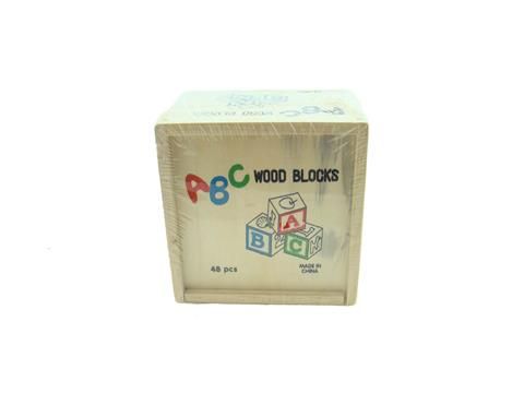 48Pcs Wooden Blocks