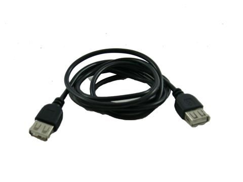 Black USB Extension 1.5m Cable