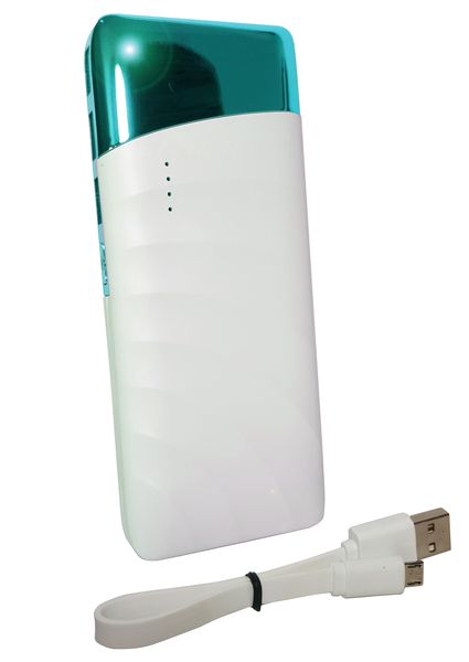 PowerBank 9 600 mAh Ad DK8 - White &amp; Teal
