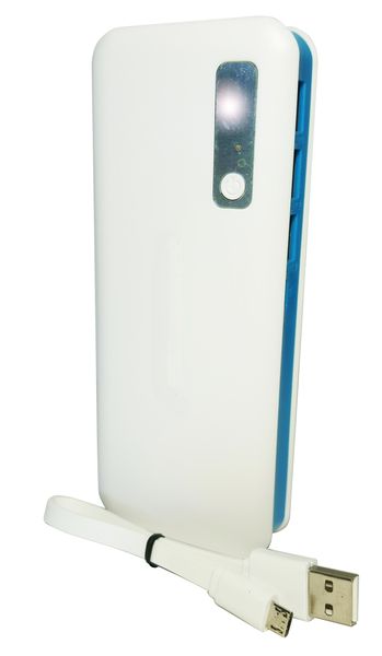 PowerBank 9 600 mAh Ad NO15 - White &amp; Blue