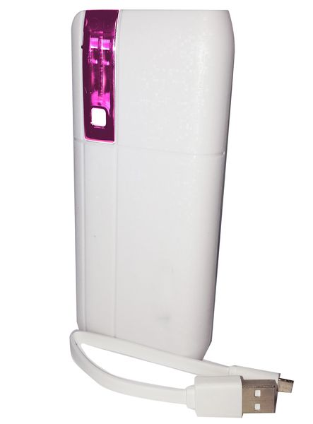 PowerBank 15 000 mAh DK6 - White &amp; Pink