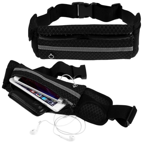 Sports Waist Pouch - Black