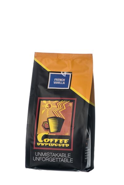 Coffee Unplugged French Vanilla Flavoured Coffee - 250g Ground