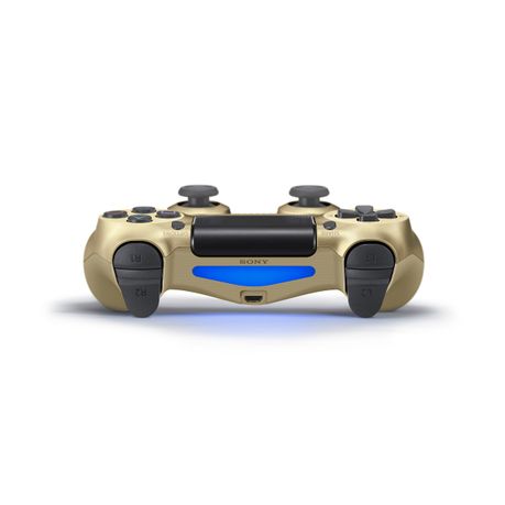 gold playstation 4 controller