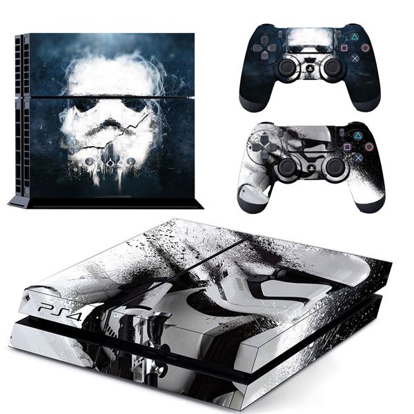 Decal Skin Compatible with PS4 - Stormtrooper (Decal Only)