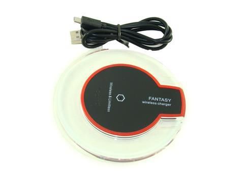 Fantasy Wireless Charger - Red With Black Ring