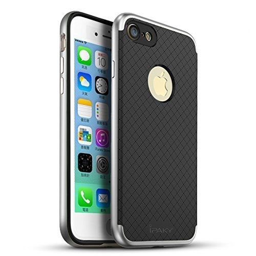 iPaky Silicone Iphone 7 Plus Cover - Silver