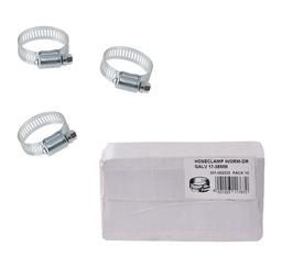 Bulk Pack 25 X Hose Clamp Worm-Dr Galvanized 17-38mm