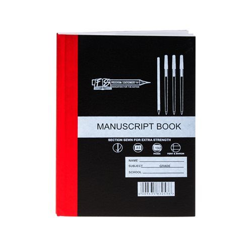 Bulk Pack 20 X A5 Hard Cover Manuscript Book Feint Ruled with Margin - 192
