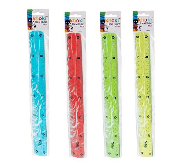 Bulk Pack 15 X Flexi Ruler 30Cm