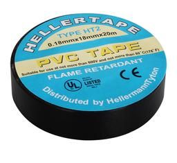 Bulk Pack 15 X Rolls of Insulation Tape Plastic - Black 18mmx20m