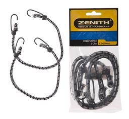 Bulk Pack 12 X Zenith Cord Stretch 2-Claw - 6.5x500mm Pack of 2