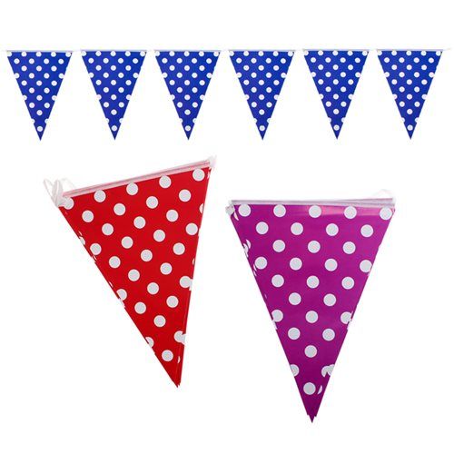 Bulk Pack 12 X Flags Party Banner - 22cm x 2.2m